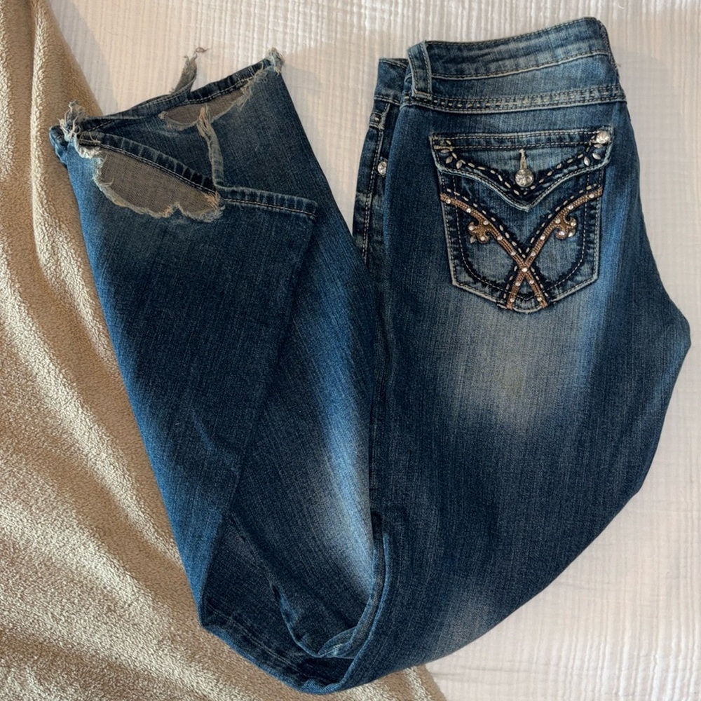 MISS ME Low Rise Jeans size 31 bootcut